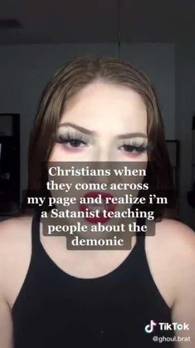 I’m sure ghoul brat is number one on their prayer list 🙏 bless her little black heart