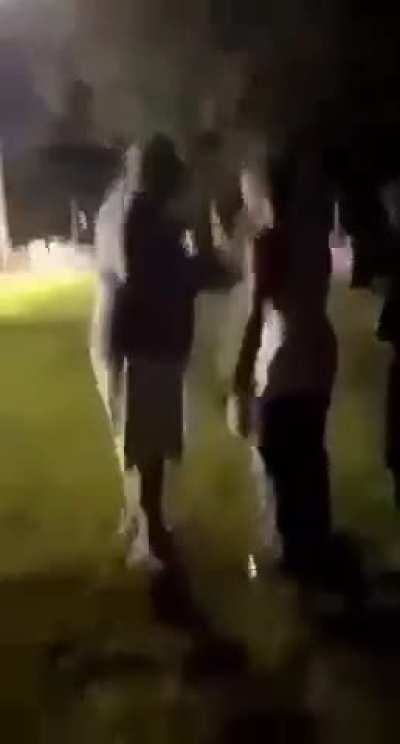 Grown Man Gets Knocked Out For Screaming In Teens Face at the Park