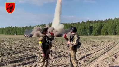 A compilation of Tochka-U and HIMARS performing strikes