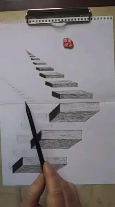 Three dimensional drawing