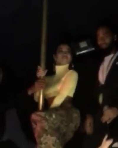 Having fun on the pole 😩😈😋❄️😍👀