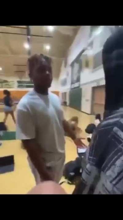 Kid gives another student brain damage after using a fire extinguisher to sneak him from behind. Context to cause of incident included.
