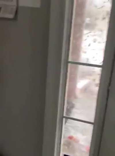 Aftermath of a tornado that ripped through Barrie, Ontario, Canada today