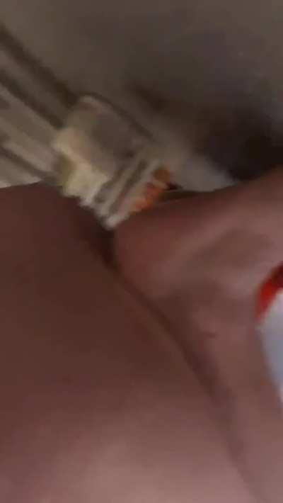 Even in the shower I'm always a dirty girl