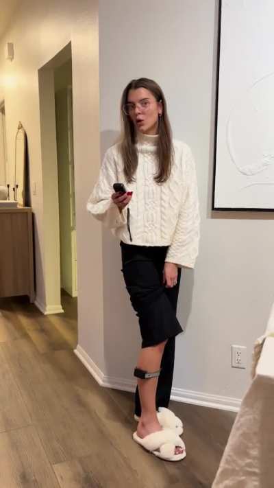 I don't think she was expecting that kind of electric shock