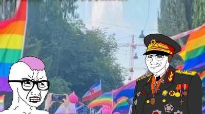 Whoever brought the Yugoslav flag to the pride: