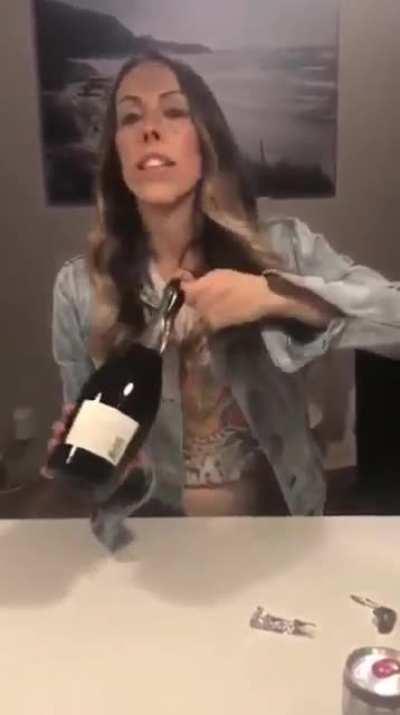 Don't play with bottles if you are drunk