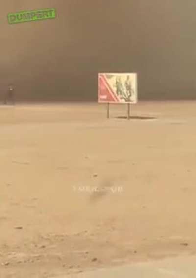 When you been looting like a mad man and forget to pay attention to the storm..