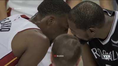 [Highlight] Kevin Durant & Bam Adebayo touched foreheads prior to tipoff