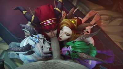 Alexstrasza, Sindragosa, Sinestra, Ysera and Soridormi serving Neltharion (Liard, Audio by Evilaudio)