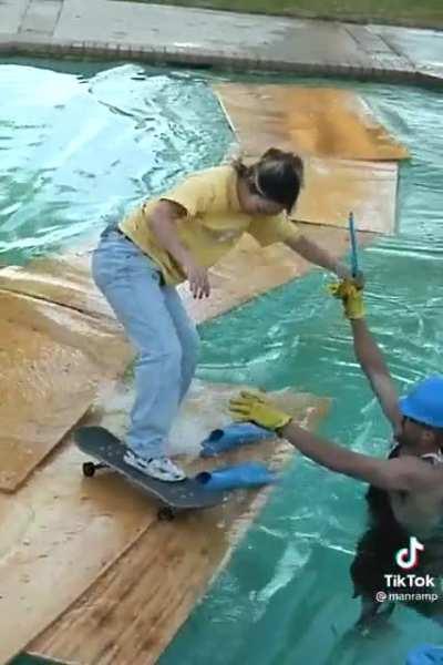 She almost made it on the first attempt