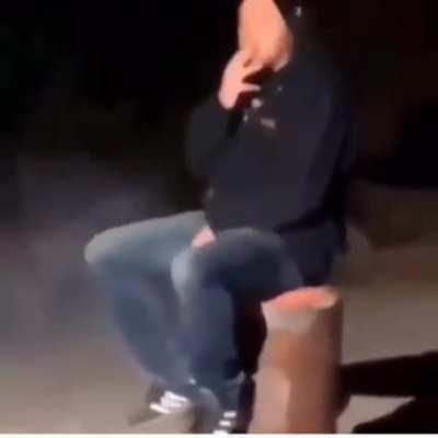 Cone firework man vs barrel firework man