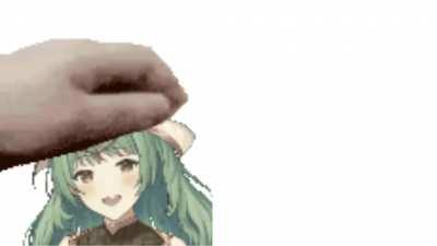 Headpatting Tatiana
