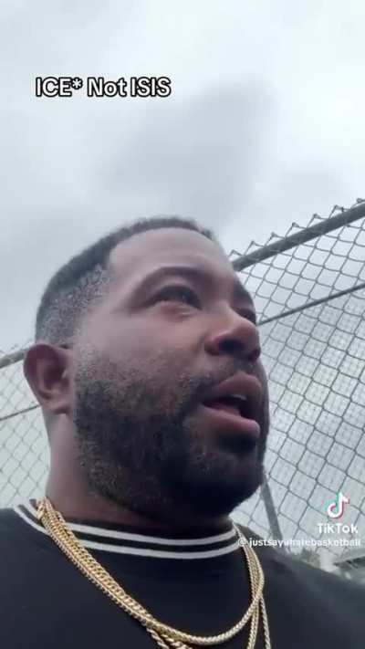 Speaking on the ICE raids in Los Angeles today