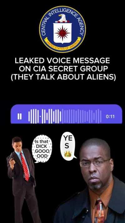 LEAKED CIA GAY GROUP CHAT (THEY ARE TALKING ABOUT AN ALIEN CALLED KING👑⁉️⁉️)