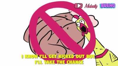 Cursed rotisserie chicken