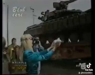 To release a dove as a sign of peace.