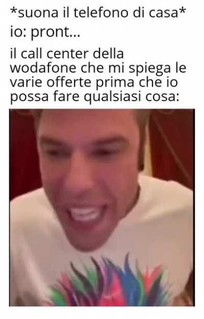 No aspett... Non sono interes... Ma vaff...