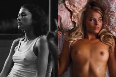 Zendaya and Margot Robbie, the battle of small tits