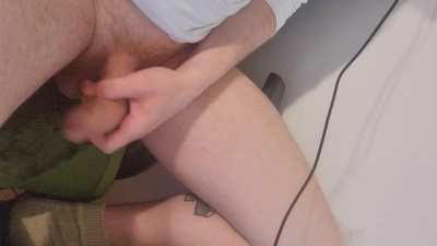 Stroke him a lil bit 