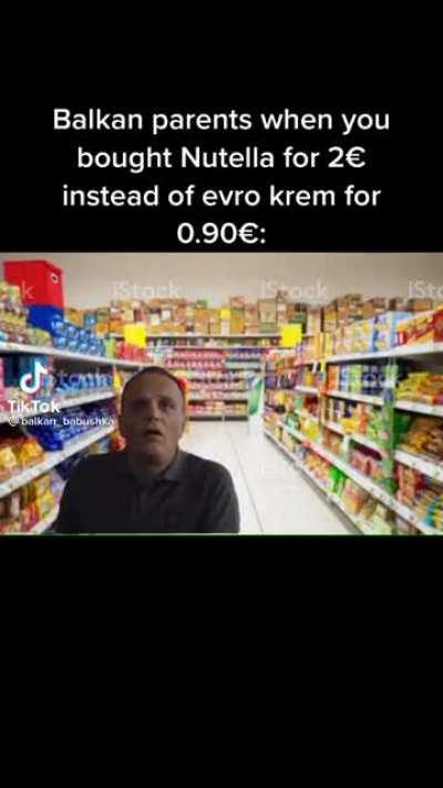 W@esterner Nutella vs chad evro krem