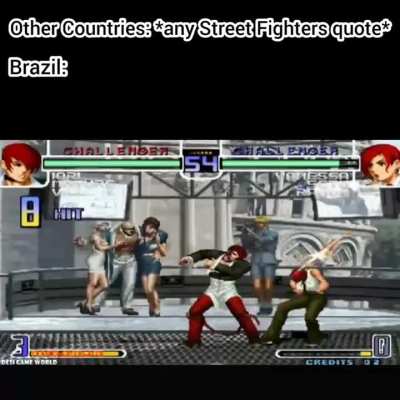 Confirmed: 60% of the fans of KOF are from Brazil