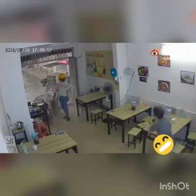 Arrived for order pick up