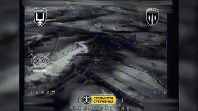 The FPV drones of the 53 OMB brigade's Signum operators hit 3 Orlan, 3 Zala, and 3 Supercam. March 2025, somewhere in the airspace.