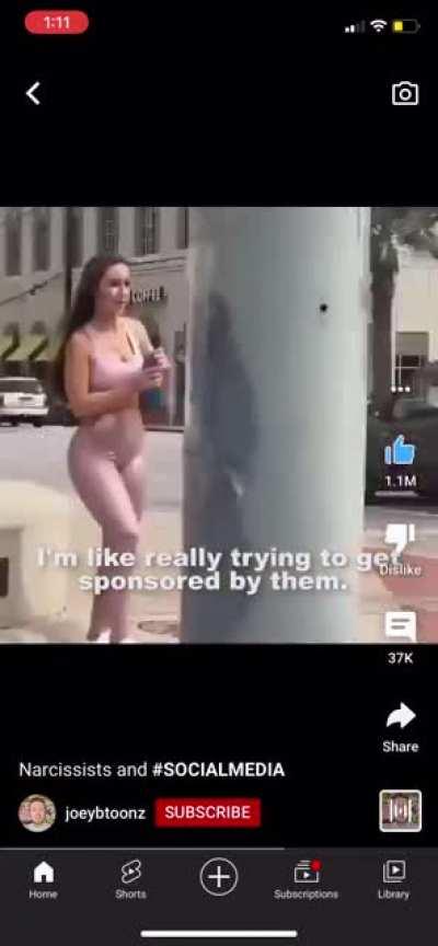 The “influencers” are cringe, the narrator is chad