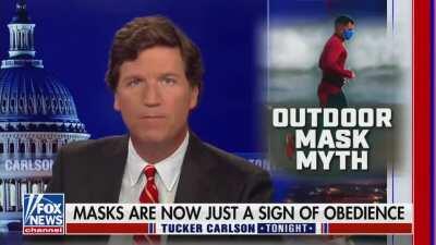 🤣🤣Bruh... Tucker SPITS FACTS ON MASKS BEING BULLSHIT 🤣🤣