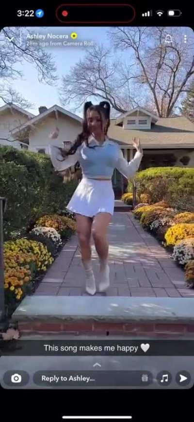 Ashley nocera upskirt