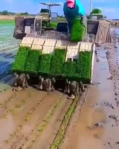 Modern agriculture machinery