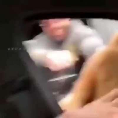 Just a guy showing off his BMW