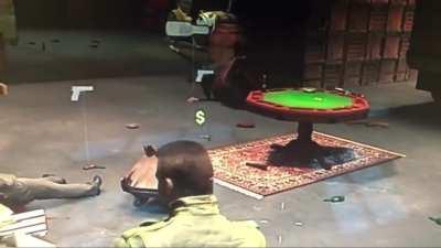 [Mafia 3] Guy got the moves even after I shot him