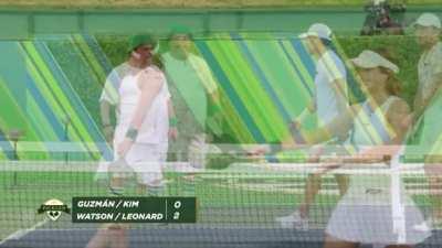 victory dance & tongue out