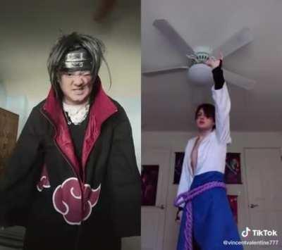 Guy on the left using the filipi no jutsu