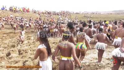 Zulu maidens Planting Ceremony