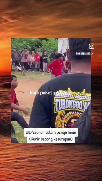 The struggle of being a courier in Indonesia