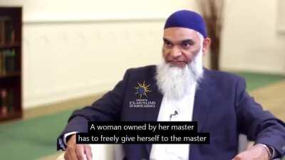Dr. Shabir Ally explains to his daughter how sex slavery and rape are part of Islamic scripture.