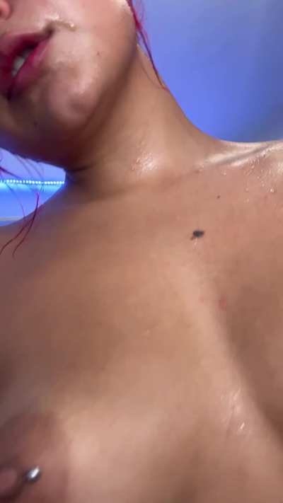 Life is when you know how to clean sweat using your tongue.