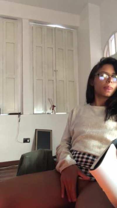 Does it count if I'm in an online class with 15 people and have to keep my camera on?