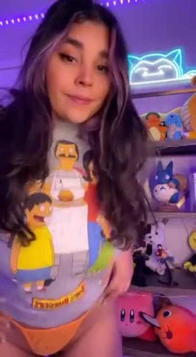 Who ordered the big boobs and a big smile combo?