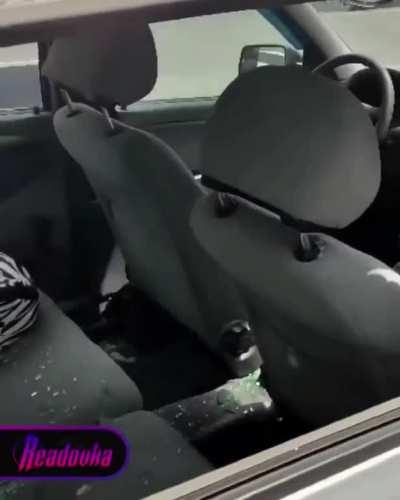 Parking lot is hit in Voronezh