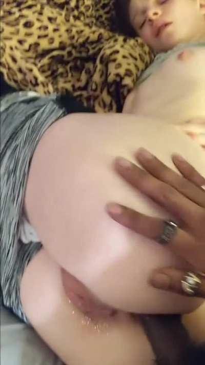 She Loves Black Dick Up Her White Ass