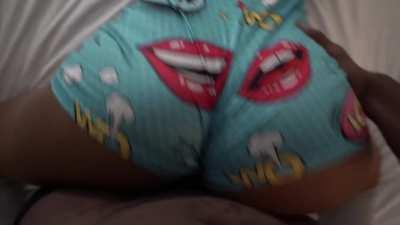 Stacy The Bandit gets Quickie with BBC in Overalls