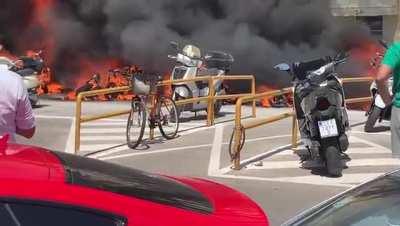 Gori parking na Rivi