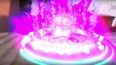 What detonating 2000 Nanoswarm grenades looks like