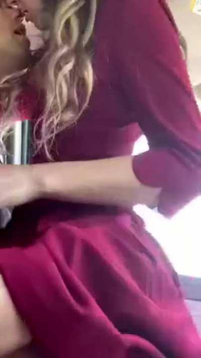 The way her body moves under her bridesmaid dress