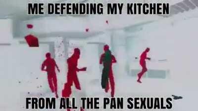 I don't want extra sauce on my pan