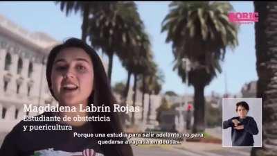 Video sobre el CAE en la franja de Gabriel Boric